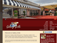 Tablet Screenshot of gallerygrille.com